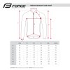 pláštěnka FORCE PVC čirá, suchý zip (velikost XS)