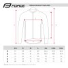 dres F SQUARE LADY dl. rukáv, černo-fialový (velikost S, barva černá, fialová)