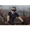 přilba FORCE VENOM downhill, šedá, (velikost S-M, barva černá, červená)