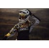 přilba FORCE VENOM downhill, šedá, (velikost S-M, barva černá, červená)