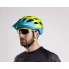 přilba FORCE RAPTOR MTB fluo-modrá L - XL (velikost L-XL, barva modrá, fluo)