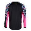dres F RECKLESS dl. rukáv, černo-růžovo-fluo (velikost 3XL, barva růžová, černá)