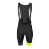 kraťasy F FASHION se šráky a vložkou,črn-fluo (velikost 3XL, barva černá, fluo)