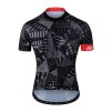 dres FORCE SHARD krátký rukáv, černo-šedý (velikost M, barva šedá, černá)