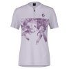 Dámské cyklistické triko Scott Trail Flow Zip kr. rukáv (Color Text místy purple/vivid purple, Velikost XL, filtr Scott)