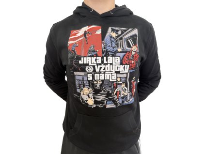 Mikina s kapucí Jirka Lála