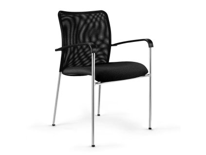 konferencni zidle spider chrom s podruckami