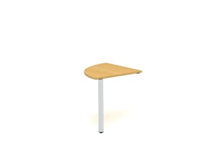 Propojovací prvek ALFA 100 včetně nohy pro stoly široké 80cm