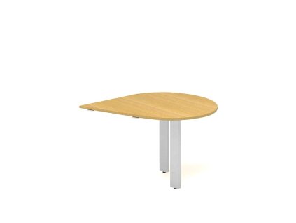 Jednací prvek ALFA 200 Round včetně nohou 120cm pravý
