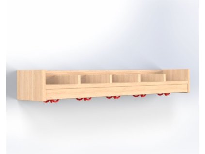 Závěsný věšák s háčky pro 5 dětí 1