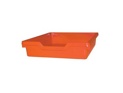 Dětský plastový úložný box zásuvka Single oranžová