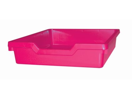 Dětský plastový úložný box zásuvka Single růžová