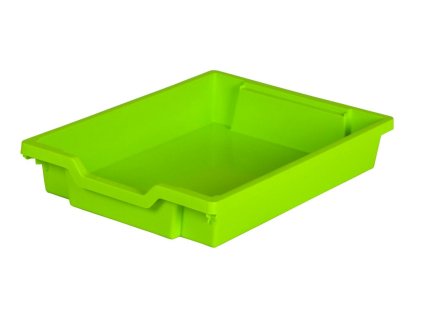 Dětský plastový úložný box zásuvka Single limetková