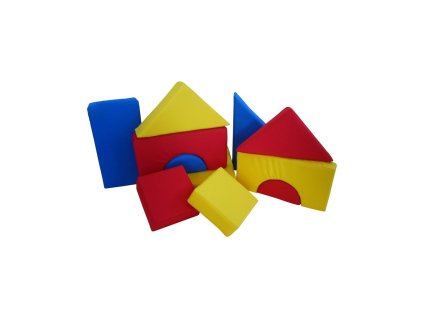 Molitanová stavebnice Kamila 11 dílů modul 10 cm, látka KORTEXIN 1