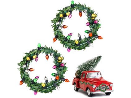 Vánoční věnec 30 cm na výzdobu a tvoření 1