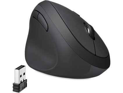 Perixx ergonomická vertikální myš pro leváky 3 úrovně DPI (bezdrátová) 1