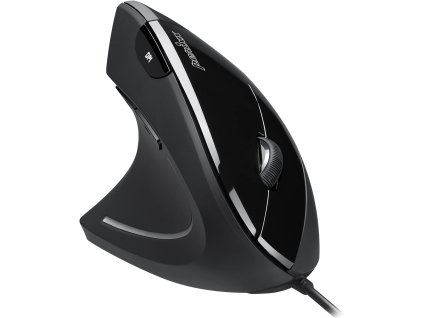 Perixx vertikální ergonomická myš pro leváky s 2 úrovní DPI a USB kabelem 1