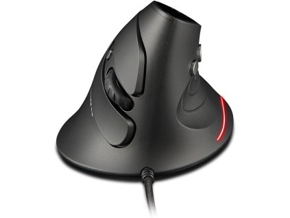 Zelotes ergonomická vertikální myš pro leváky s 4 úrovní DPI a USB kabelem 1