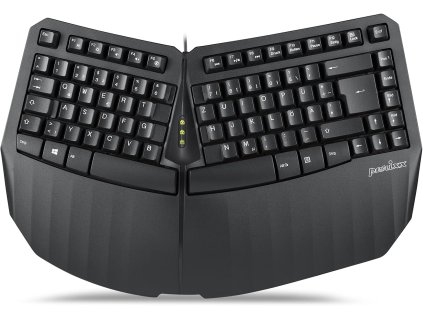Perixx ergonomická klávesnice s integrovanou opěrkou dlaní a USB kabelem 1