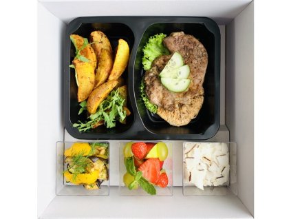 Boxík gril variace kuřecích a vepřových ministeaků