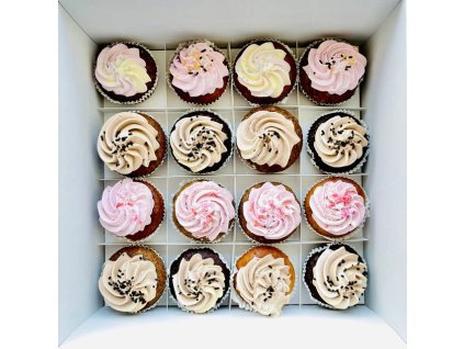 Boxík variace lahodných Cupcakes bezlepkové