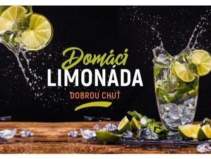Domácí limonáda ovoce 300 ml skleněná láhev