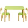 Coyta sada stolu s 2 židlemi ze dřeva s velkou nosností pro předškoláky od 3 let 7