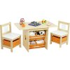 Jora sada dětského stolu s 2 židlemi s velkým úložným prostorem pro předškoláky od 3 let 1