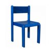Školní dětská židle celomořená modrá ( vel. 26,30,34,38cm )
