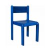 Školní dětská židle celomořená modrá ( vel.42,46cm )