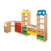 Dětský dřevěný nábytek sestava MIKI PLUS č. 6