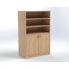 Skříň s 4 policemi a dvojitými dvířky MIKI PLUS 1