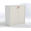 Skříňka se soklem 2 policemi a dvojitými dvířky MIKI PLUS 3
