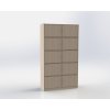 Šatnová skříňka s 10 uzamykatelnými dvířky 2