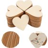 Dřevěné srdce 50 ks v balení