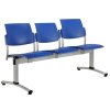 Plastová lavice do čekáren Square 3 sedák