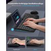Sablute ergonomická bezdrátová klávesnice v sadě s myší, podložkou zápěstí a držákem telefonu nebo tabletu 2