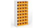 Regály s plastovými boxy Basic