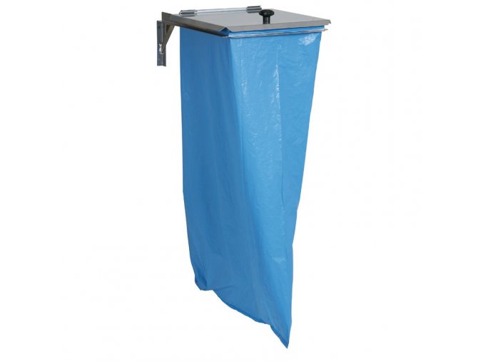 Kovový držák na odpadkové pytle 120 l s víkem