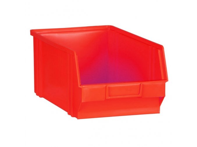 Plastové boxy BASIC, 205 x 335 x 149 mm, 21 ks, červené