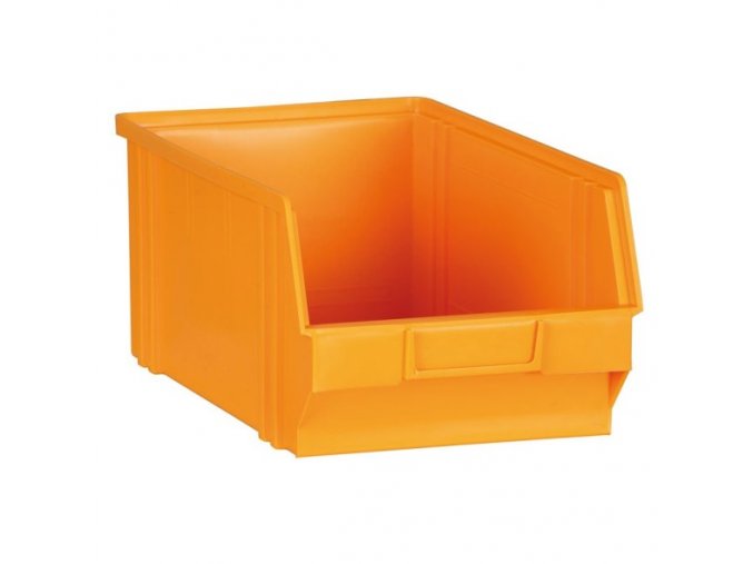 Plastové boxy BASIC, 305 x 480 x 177 mm, 12 ks, žlutooranžová