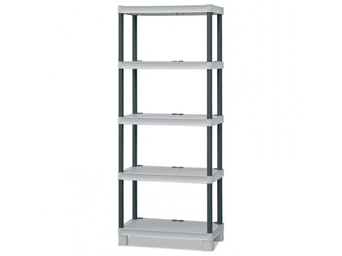 plastovy regal sede police 1750x700x350 mm 30273