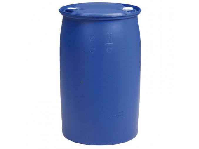 Plastový sud se zátkami o objemu 220 L