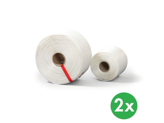 balici pes paska podelne pletena 25 mm x 400 m 2 ks 133423