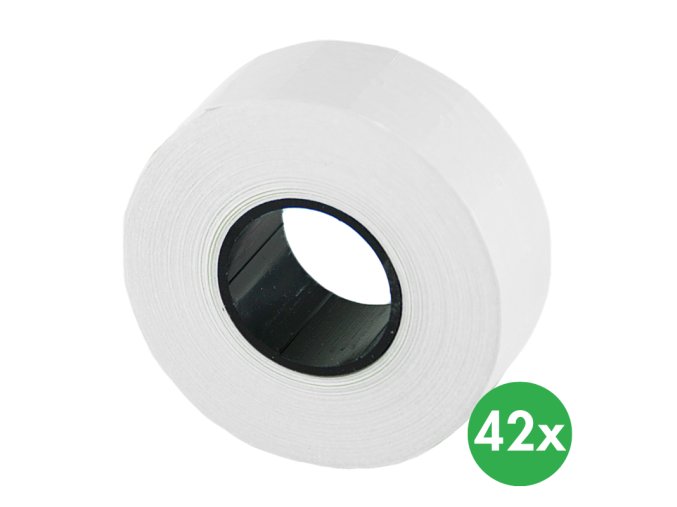 etikety 22 x 12 mm 42 ks bila 116366