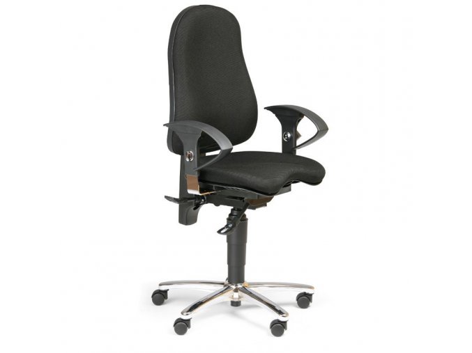 zdravotni balancni kancelarska zidle exeter cerna 842