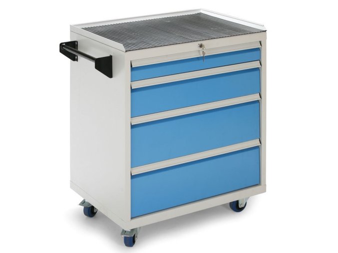 dilensky montazni vozik na naradi kovos 4 zasuvky 720 x 920 x 500 mm 243