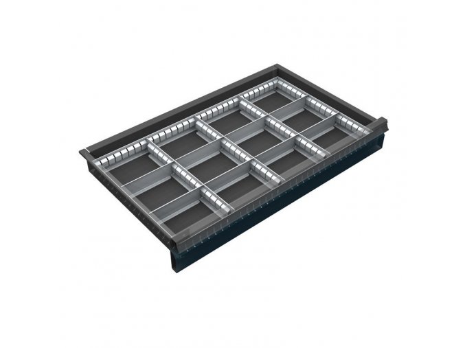 organizer naradi do zasuvky dilenskych voziku kovos kovovy 12 prihradek 60 120 mm 2272