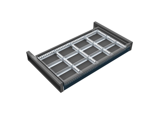 organizer naradi do zasuvky skrini kovos se sirkou 950 mm 12 prihradek 2305