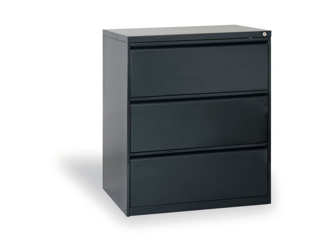 dvourada kovova kartoteka a4 3 zasuvky antracitova 2335